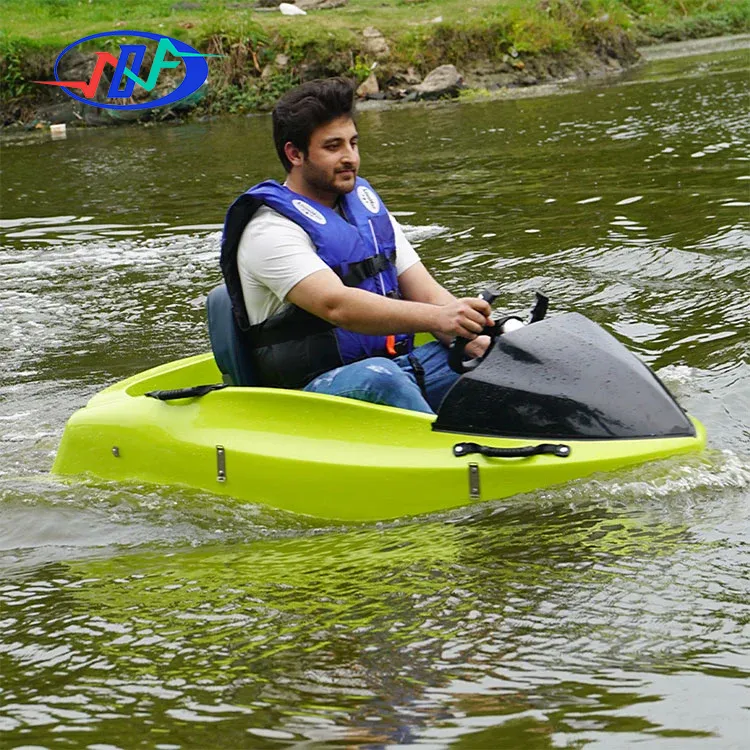 Barco de kart de fibra de vidro elétrica
